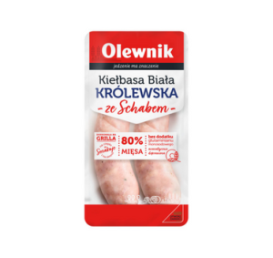OLEWNIK KIEŁBASA BIAŁA KRÓLEWSKA ZE SCHABEM 200G