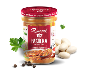 PAMAPOL FASOLKA PO BRETOŃSKU Z KIEŁBASĄ 500G