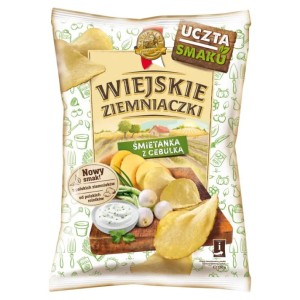 LORENZ WIEJSKIE ZIEMNIACZKI ŚMIETANKA Z CEBULKĄ 130G
