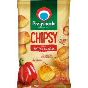PRZYSNACKI CHIPSY PAPRYKA ŁAGODNA 135G