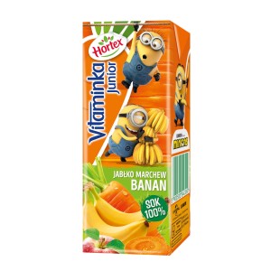 HORTEX SOK BANAN/JABŁKO/MARCHEW 200ML/27SZT