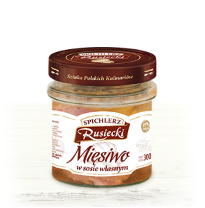 PAMAPOL SPICHLERZ RUSIECKI MIĘSIWO W SOSIE WŁASNYM 280G/4SZT