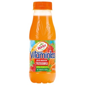 HORTEX VITAMINKA MARCHEW-JABŁKO-TRUSKAWKA 300ML/6SZT