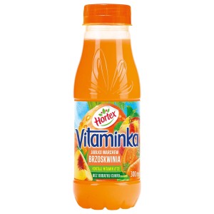 HORTEX VITAMINKA MARCHEW-JABŁKO-BRZOSKWINIA PET 300ML/6SZT