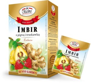MALWA HERBATA OWOCOWO-ZIOŁOWA IMBIR/PIGWA/TRUSKAWKA 20TB