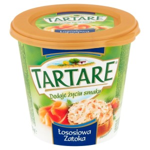 TARTARE ŁOSOSIOWA ZATOKA SEREK TWAROGOWY 140G