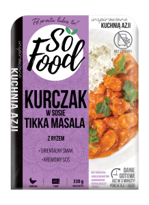 SO FOOD KURCZAK TIKKA MASALA RYŻ 330G