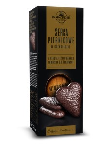 KOPERNIK SERCA PIERNIKOWE W CZEKOLADZIE WHISKY 128G