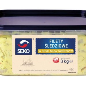 SEKO FILETY ŚLEDZIOWE W KREMIE MUSZTARDOWYM 3KG