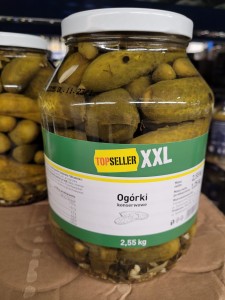 TOPSELLER OGÓRKI KONSERWOWE 2,55KG