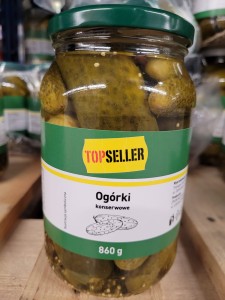 TOPSELLER OGÓRKI KONSERWOWE 860G/6SZT