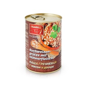 Kasza gryczana z mięsem z kurczaka 400g/20szt MARKE NR.1