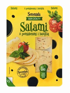 SPOMLEK SER SALAMI Z POMIDORAMI I BAZYLIĄ 135G