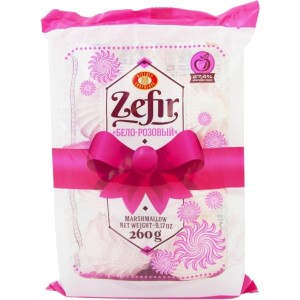 Zefir różowo-biały 260G/12SZT BISQUIT SCHOKOLAD