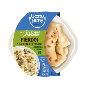 GASTRONOM PIEROGI Z KAPUSTĄ I GRZYBAMI Z OKRASĄ 300G