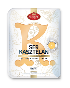 SIERPC SER KASZTELAN ŚMIETANKOWY PLASTRY 135G