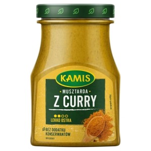 KAMIS MUSZTARDA Z CURRY 185G