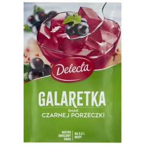 DELECTA GALARETKA CZARNA PORZECZKA 70G