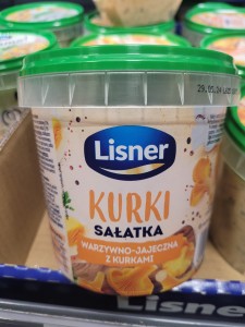 LISNER SAŁATKA Z KURKAMI 500G