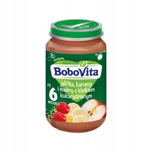 NUTRICIA DESER JABŁKO-BANAN-MALINA-KLEIK KUKURYDZIANY 190G BOBOVITA