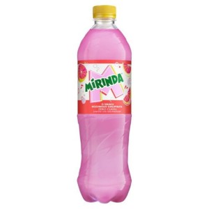 MIRINDA SMAK RÓŻOWY GREJPFRUT ZERO 850ML/15SZT