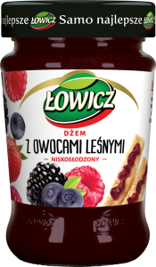 ŁOWICZ DŻEM LEŚNY NISKOSŁODZONY 280G