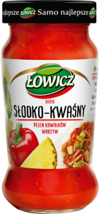 ŁOWICZ SOS SŁODKO-KWAŚNY 350G