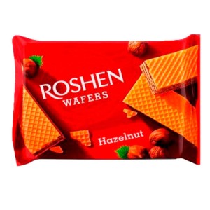 Wafle z nadzieniem z orzechów laskowych 72g/22szt ROSHEN