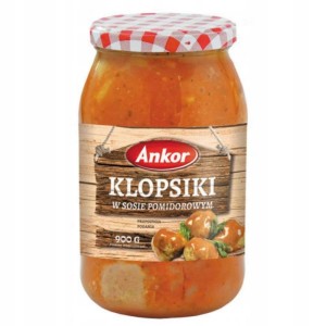 ANKOR PULPETY W SOSIE POMIDOROWYM 900G/6SZT