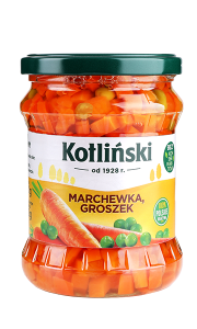 KOTLIŃSKI SPECJAŁ MARCHEW-GROSZEK MIX 470G/6SZT