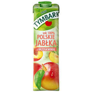 TYMBARK SOK POLSKIE JABŁKA Z BRZOSKWINIĄ 1L/6SZT
