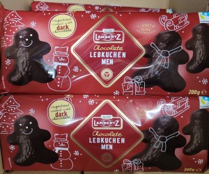 LAMBERTZ PIERNIKI LUDZIKI W CIEMNEJ CZEKOLADZIE 200G