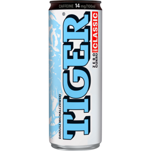 TIGER ZERO OBNIŻONA KOFEINA 250ML/12SZT