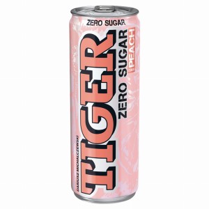 TIGER PEACH BEZ CUKRU 250ML/12SZT