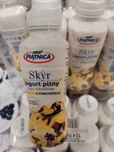 PIĄTNICA JOGURT PITNY SKYR WANILIA & STRACCIATELLA 330G