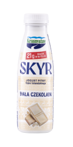 KRASNYSTAW JOGURT PITNY SKYR BIAŁA CZEKOLADA 330G