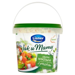 LISNER SAŁATKA WARZYWNA Z GROSZKIEM 500G