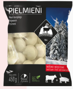 MOOROZ PIELMIENI MROŻONE WOŁOWO-WIEPRZOWE 450G/14SZT