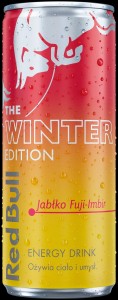 RED BULL WINTER EDITION JABŁKO FUJI-IMBIR PUSZKA 250ML