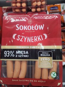 SOKOŁÓW PARÓWKI SZYNERKI 180G