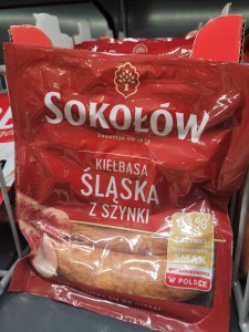SOKOŁÓW KIEŁBASA ŚLĄSKA Z SZYNKI 500G