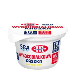 MLEKOVITA KASZKA WYSOKOBIAŁKOWA WANILIA 180G