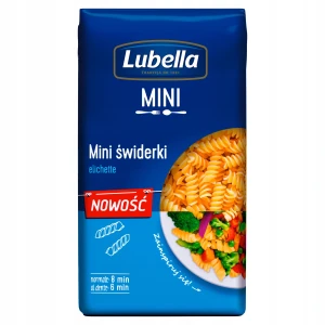 (+6szt) LUBELLA MAKARON MINI ŚWIDERKI 400G 