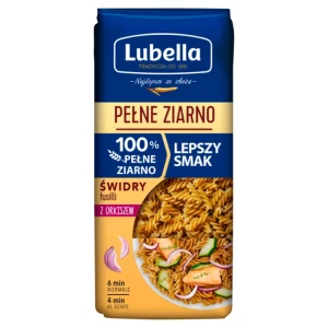 (+6szt) LUBELLA MAKARON PEŁNE ZIARNO ŚWIDERKI Z ORKISZEM 400G