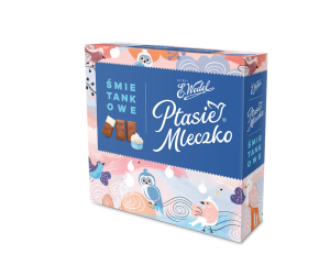 (+6szt) WEDEL PTASIE MLECZKO ŚMIETANKOWE 340G