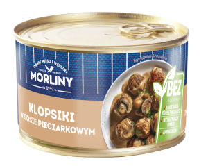 MORLINY KLOPSIKI W SOSIE PIECZARKOWYM 400G