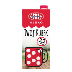 MLEKOVITA MLEKO 3,2% TWÓJ KUBEK 1L/12SZT