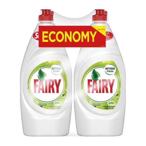 FAIRY PŁYN DO MYCIA NACZYŃ JABŁKOWY 2X900ML.jpg