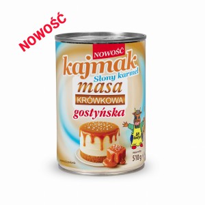 ( +6szt) GOSTYŃ MASA KRÓWKOWA SŁONY KARMEL 510G