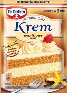 DR. OETKER KREM DO TORTÓW WANILIOWY 105G